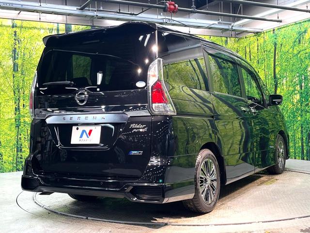 セレナ ライダー 両側電動ドア 後席モニター 全周囲カメラ 衝突被害軽減システム プロパイロット 禁煙車 ドライブレコーダー コーナーセンサー スマートキー LEDヘッド ビルトインETC 車線逸脱警報 オートライト(18枚目)