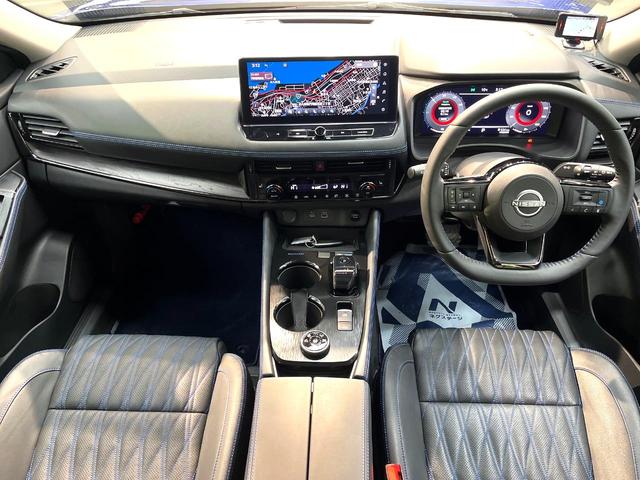 エクストレイル オーテック　ｅ－４ＯＲＣＥ　禁煙車　４ＷＤ　衝突軽減システム　プロパイロット　純正１２インチナビ　全周囲カメラ　フルセグ　ドライブレコーダー　ＥＴＣ２．０　Ｂｌｕｅｔｏｏｔｈ再生　レザーシート　シートヒーター　パワーバックドア（2枚目）