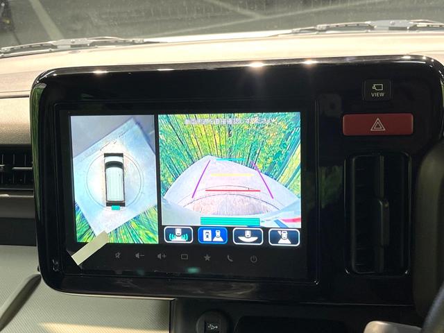 スペーシア ハイブリッドX 届出済未使用車 両側電動ドア 純正9インチナビ 全周囲カメラ 衝突被害軽減システム コーナーセンサー スマートキー LEDヘッド オートハイビーム 車線逸脱警報 オートライト オートエアコン(5枚目)