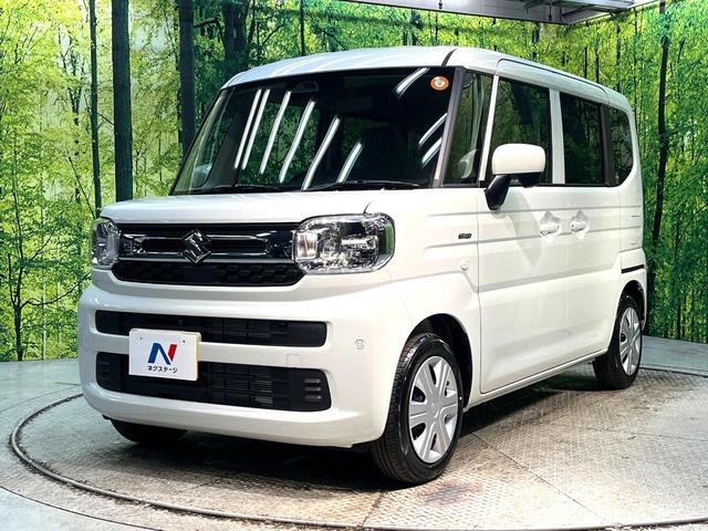 スペーシア ハイブリッドX 届出済未使用車 両側電動ドア 純正9インチナビ 全周囲カメラ 衝突被害軽減システム コーナーセンサー スマートキー LEDヘッド オートハイビーム 車線逸脱警報 オートライト オートエアコン(45枚目)