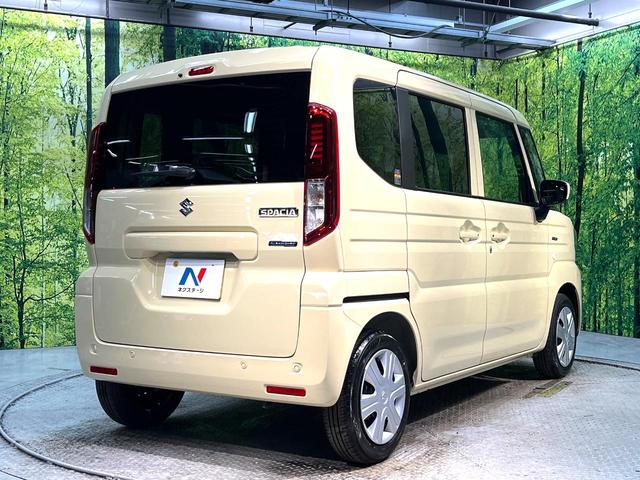 スペーシア ハイブリッドX 届出済未使用車 セーフティサポート 両側電動ドア シートヒーター LEDヘッド リアパーキングセンサー スマートキー オートハイビーム オートエアコン ロールサンシェード スリムサーキュレーター(17枚目)