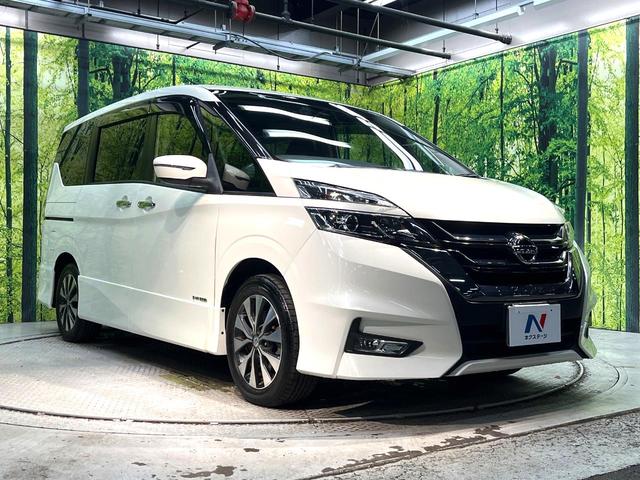 セレナ ハイウェイスター VセレクションII ハンズフリー両側電動ドア 純正9型ナビ 後席モニター 衝突軽減 禁煙車 ドラレコ コーナーセンサー スマートキー LEDヘッド ビルトインETC クルコン 純正16インチアルミ オートハイビーム(17枚目)