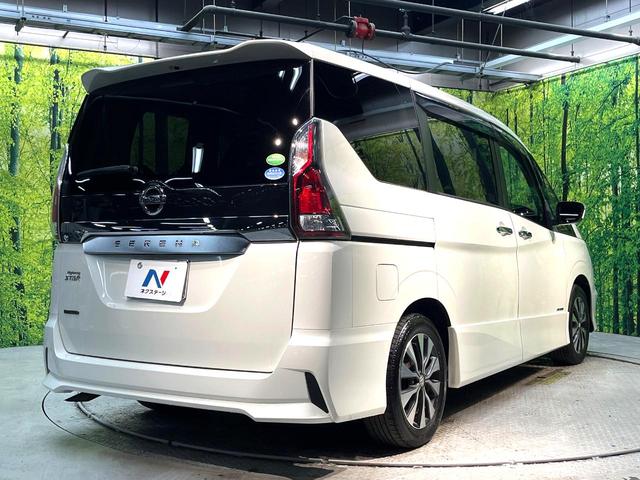 セレナ ハイウェイスター VセレクションII ハンズフリー両側電動ドア 純正9型ナビ 後席モニター 衝突軽減 禁煙車 ドラレコ コーナーセンサー スマートキー LEDヘッド ビルトインETC クルコン 純正16インチアルミ オートハイビーム(18枚目)