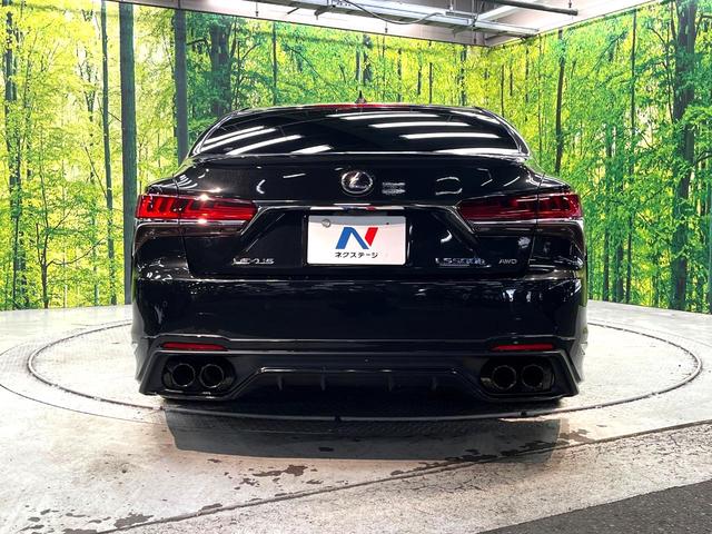 LS LS500h バージョンL 禁煙車 4WD サンルーフ TRDフルエアロ 衝突軽減装置 レーダークルーズ 純正12インチナビ 全周囲カメラ フルセグ ドラレコ デジタルインナーミラー ブラインドスポットモニター(15枚目)
