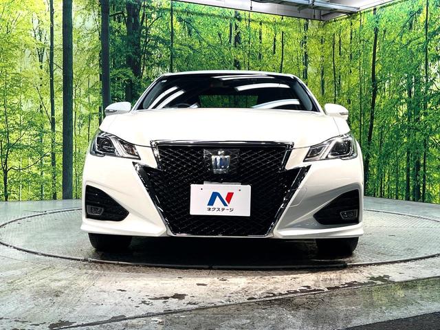 クラウンハイブリッド アスリートS Four 4WD 禁煙車 純正8型ナビ バックカメラ 衝突被害軽減システム レーダークルーズ ドラレコ ETC Bluetooth フルセグ コーナーセンサー スマートキー LEDヘッド 純正18インチアルミ(15枚目)