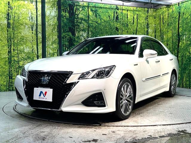 クラウンハイブリッド アスリートS Four 4WD 禁煙車 純正8型ナビ バックカメラ 衝突被害軽減システム レーダークルーズ ドラレコ ETC Bluetooth フルセグ コーナーセンサー スマートキー LEDヘッド 純正18インチアルミ(28枚目)