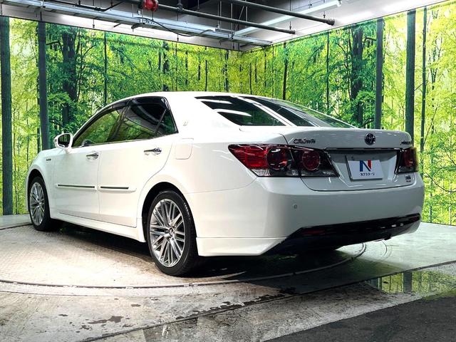 クラウンハイブリッド アスリートS Four 4WD 禁煙車 純正8型ナビ バックカメラ 衝突被害軽減システム レーダークルーズ ドラレコ ETC Bluetooth フルセグ コーナーセンサー スマートキー LEDヘッド 純正18インチアルミ(29枚目)