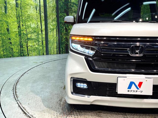 N-BOXカスタム Lターボ ターボ 禁煙車 衝突被害軽減システム 両側電動スライドドア 純正SDナビ バックカメラ ETC Bluetooth フルセグ シートヒーター コーナーセンサー スマートキー LEDヘッドライト(13枚目)