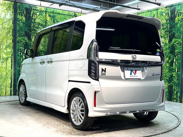 N-BOXカスタム Lターボ ターボ 禁煙車 衝突被害軽減システム 両側電動スライドドア 純正SDナビ バックカメラ ETC Bluetooth フルセグ シートヒーター コーナーセンサー スマートキー LEDヘッドライト(29枚目)