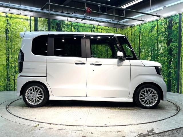 N-BOXカスタム Lターボ ターボ 禁煙車 衝突被害軽減システム 両側電動スライドドア 純正SDナビ バックカメラ ETC Bluetooth フルセグ シートヒーター コーナーセンサー スマートキー LEDヘッドライト(30枚目)