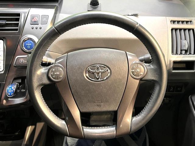 プリウスアルファ Ｓ　チューン　ブラック　純正ナビ　バックカメラ　禁煙車　コーナーセンサー　スマートキー　ＥＴＣ　ＬＥＤヘッド　純正１６インチアルミ　オートライト　オートエアコン　Ｂｌｕｅｔｏｏｔｈ　ＣＤ　ＤＶＤ再生　フルセグ（11枚目）