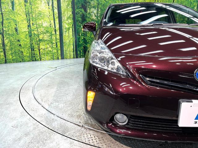 プリウスアルファ Ｓ　チューン　ブラック　純正ナビ　バックカメラ　禁煙車　コーナーセンサー　スマートキー　ＥＴＣ　ＬＥＤヘッド　純正１６インチアルミ　オートライト　オートエアコン　Ｂｌｕｅｔｏｏｔｈ　ＣＤ　ＤＶＤ再生　フルセグ（12枚目）