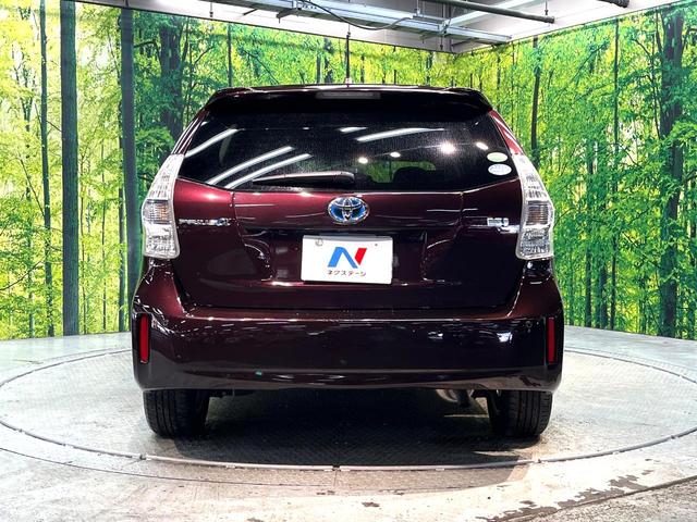 プリウスアルファ Ｓ　チューン　ブラック　純正ナビ　バックカメラ　禁煙車　コーナーセンサー　スマートキー　ＥＴＣ　ＬＥＤヘッド　純正１６インチアルミ　オートライト　オートエアコン　Ｂｌｕｅｔｏｏｔｈ　ＣＤ　ＤＶＤ再生　フルセグ（15枚目）