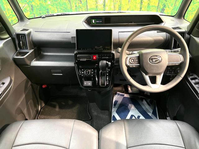 タント カスタムＲＳ　禁煙車　ターボ　両側電動スライドドア　衝突軽減システム　９インチナビ　バックカメラ　フルセグ　ドライブレコーダー　ＥＴＣ　Ｂｌｕｅｔｏｏｔｈ再生　シートヒーター　ハーフレザーシート　ＬＥＤヘッド（2枚目）