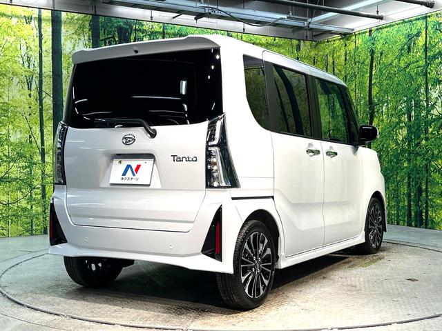 タント カスタムＲＳ　禁煙車　ターボ　両側電動スライドドア　衝突軽減システム　９インチナビ　バックカメラ　フルセグ　ドライブレコーダー　ＥＴＣ　Ｂｌｕｅｔｏｏｔｈ再生　シートヒーター　ハーフレザーシート　ＬＥＤヘッド（18枚目）