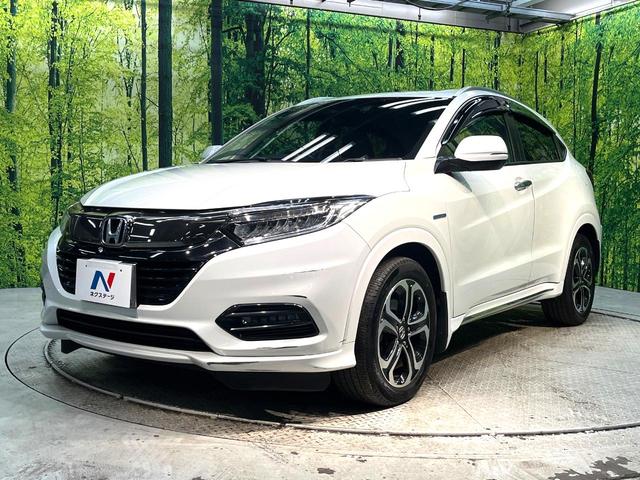 ヴェゼル ハイブリッドＺ・ホンダセンシング　禁煙車　純正ナビ　バックカメラ　衝突被害軽減システム　ハーフレザーシート　ドラレコ　スマートキー　ＬＥＤヘッド　ビルトインＥＴＣ　車線逸脱警報　オートライト　デュアルエアコン　ＣＤ（21枚目）