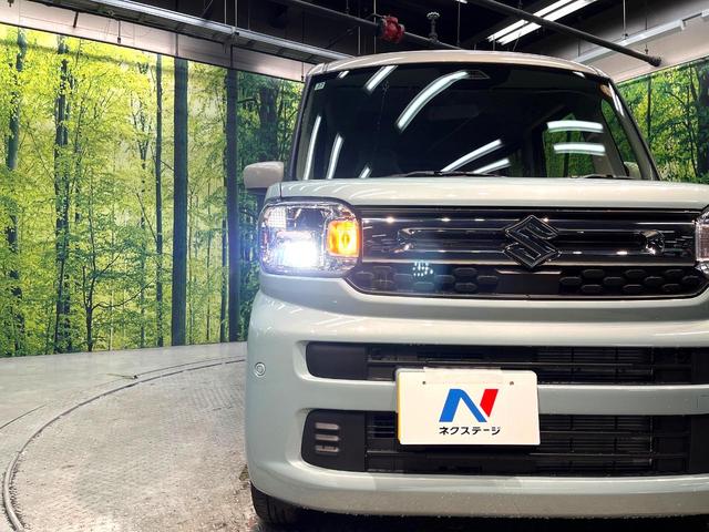 スペーシア ハイブリッドＸ　禁煙車　届出済未使用車　両側電動ドア　セーフティサポート　シートヒーター　コーナーセンサー　スマートキー　ＬＥＤヘッド　オートハイビーム　車線逸脱警報　オートエアコン　盗難防止装置　オットマン（12枚目）