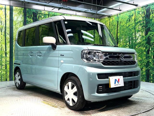 スペーシア ハイブリッドＸ　禁煙車　届出済未使用車　両側電動ドア　セーフティサポート　シートヒーター　コーナーセンサー　スマートキー　ＬＥＤヘッド　オートハイビーム　車線逸脱警報　オートエアコン　盗難防止装置　オットマン（16枚目）
