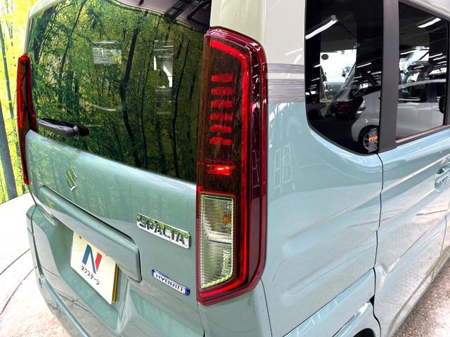 スペーシア ハイブリッドＸ　禁煙車　届出済未使用車　両側電動ドア　セーフティサポート　シートヒーター　コーナーセンサー　スマートキー　ＬＥＤヘッド　オートハイビーム　車線逸脱警報　オートエアコン　盗難防止装置　オットマン（27枚目）