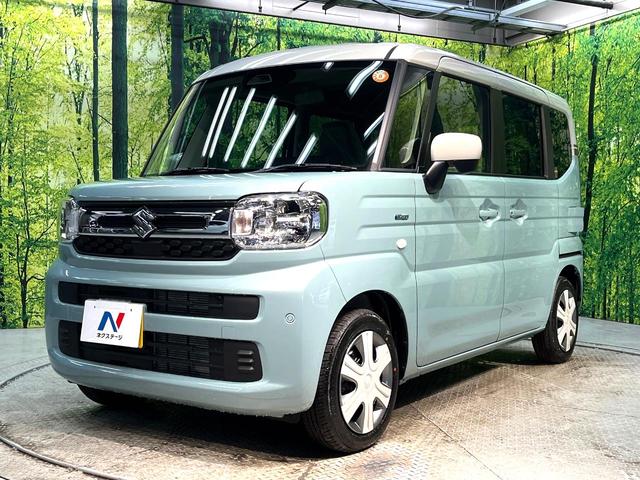 スペーシア ハイブリッドＸ　禁煙車　届出済未使用車　両側電動ドア　セーフティサポート　シートヒーター　コーナーセンサー　スマートキー　ＬＥＤヘッド　オートハイビーム　車線逸脱警報　オートエアコン　盗難防止装置　オットマン（29枚目）