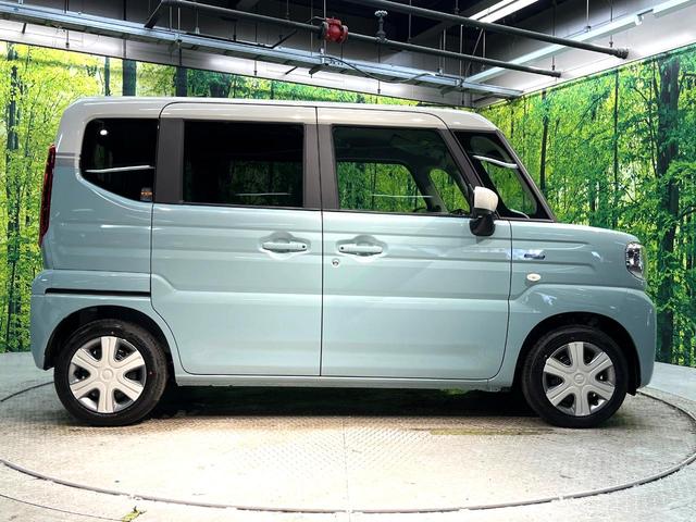 スペーシア ハイブリッドＸ　禁煙車　届出済未使用車　両側電動ドア　セーフティサポート　シートヒーター　コーナーセンサー　スマートキー　ＬＥＤヘッド　オートハイビーム　車線逸脱警報　オートエアコン　盗難防止装置　オットマン（31枚目）