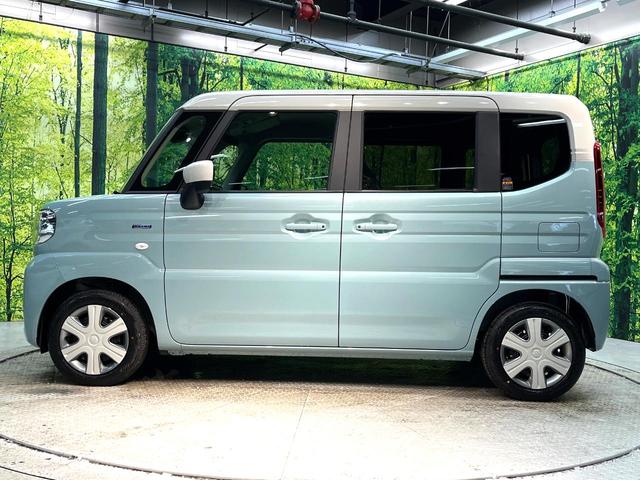 スペーシア ハイブリッドＸ　禁煙車　届出済未使用車　両側電動ドア　セーフティサポート　シートヒーター　コーナーセンサー　スマートキー　ＬＥＤヘッド　オートハイビーム　車線逸脱警報　オートエアコン　盗難防止装置　オットマン（32枚目）