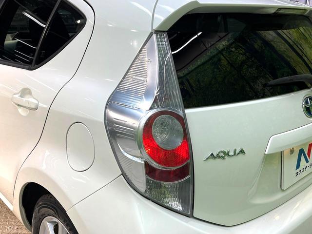 アクア S 禁煙車 純正ナビ フルセグ Bluetooth再生 スマートキー 純正15インチアルミホイール オートライト オートエアコン 盗難防止装置 プライバシーガラス トラクションコントロール 電動格納ミラー(31枚目)