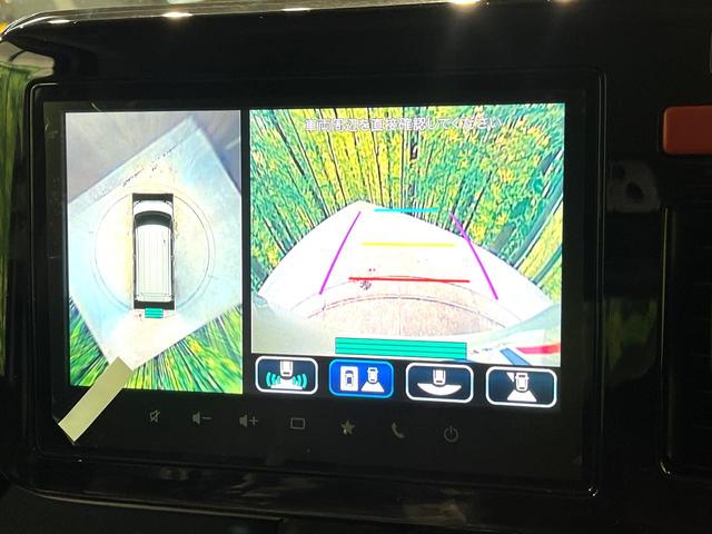 スペーシアカスタム ハイブリッドＸＳ　届出済未使用車　両側電動ドア　純正９型ナビ　全周囲カメラ　衝突被害軽減装置　レーダークルーズ　ハーフレザーシート　コーナーセンサー　ヘッドアップディスプレイ　ステアリングヒーター　オートハイビーム（5枚目）