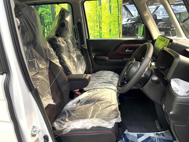 スペーシアカスタム ハイブリッドＸＳ　届出済未使用車　両側電動ドア　純正９型ナビ　全周囲カメラ　衝突被害軽減装置　レーダークルーズ　ハーフレザーシート　コーナーセンサー　ヘッドアップディスプレイ　ステアリングヒーター　オートハイビーム（8枚目）