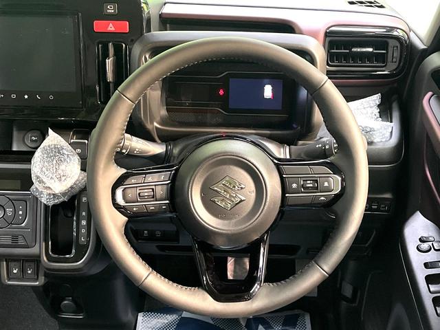 スペーシアカスタム ハイブリッドＸＳ　届出済未使用車　両側電動ドア　純正９型ナビ　全周囲カメラ　衝突被害軽減装置　レーダークルーズ　ハーフレザーシート　コーナーセンサー　ヘッドアップディスプレイ　ステアリングヒーター　オートハイビーム（11枚目）