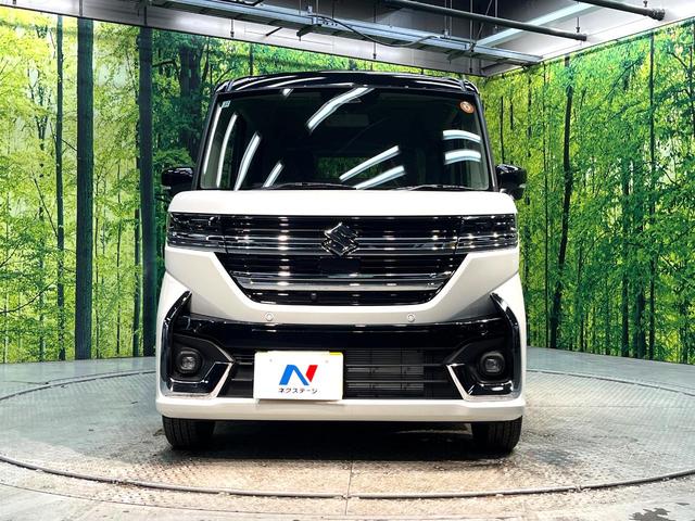 スペーシアカスタム ハイブリッドＸＳ　届出済未使用車　両側電動ドア　純正９型ナビ　全周囲カメラ　衝突被害軽減装置　レーダークルーズ　ハーフレザーシート　コーナーセンサー　ヘッドアップディスプレイ　ステアリングヒーター　オートハイビーム（14枚目）