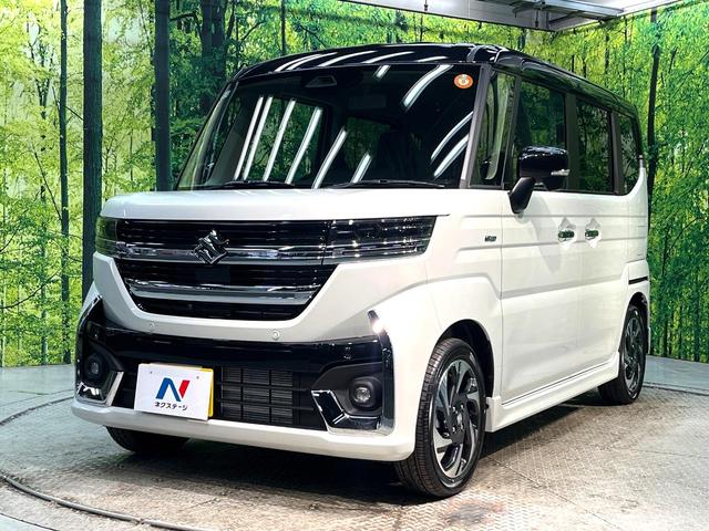 スペーシアカスタム ハイブリッドＸＳ　届出済未使用車　両側電動ドア　純正９型ナビ　全周囲カメラ　衝突被害軽減装置　レーダークルーズ　ハーフレザーシート　コーナーセンサー　ヘッドアップディスプレイ　ステアリングヒーター　オートハイビーム（24枚目）