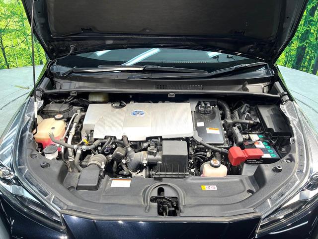 プリウス Ｓツーリングセレクション　モデリスタフルエアロ　純正９型ナビ　バックカメラ　衝突軽減装置　レーダークルーズ　禁煙車　ドラレコ　コーナーセンサー　シートヒーター　スマートキー　ＬＥＤヘッド　ＥＴＣ２．０　純正１７インチアルミ（18枚目）