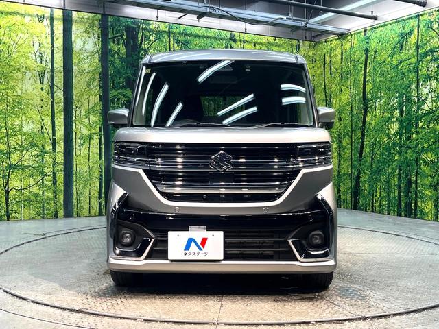 スペーシアカスタム ハイブリッドＸＳ　禁煙車　純正９インチナビ　両側電動ドア　全周囲カメラ　衝突被害軽減システム　レーダークルーズ　ハーフレザーシート　ドラレコ　コーナーセンサー　スマートキー　ＬＥＤヘッド　ビルトインＥＴＣ（14枚目）