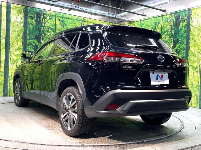 カローラクロス ハイブリッド　Ｚ　禁煙車　衝突軽減システム　レーダークルーズ　ナビ付ディスプレイオーディオ　全周囲カメラ　フルセグ　ＥＴＣ　ｂｌｕｅｔｏｏｔｈ再生　シートヒータ　パワーシート　ハーフレザーシート　パワーバックドア（50枚目）