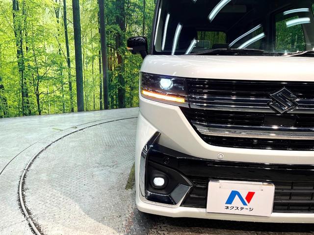 スペーシアカスタム ハイブリッドXSターボ 禁煙車 両側電動スライドドア ターボ 純正9インチナビ 全周囲カメラ 衝突軽減システム ハーフレザーシート レーダークルーズ ステアリングヒーター ヘッドアップディスプレイ bluetooth再生(12枚目)