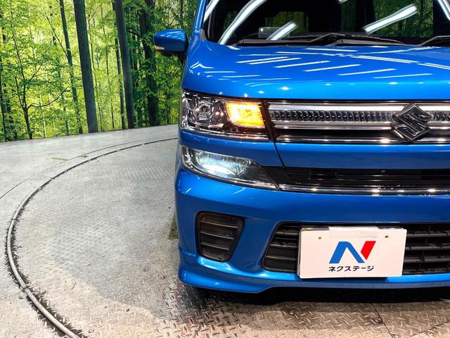 ワゴンR ハイブリッドFZ 禁煙車 純正8インチナビ 全周囲カメラ 衝突被害軽減システム シートヒーター スマートキー LEDヘッド ビルトインETC 純正14インチアルミ 車線逸脱警報 オートライト オートエアコン(12枚目)