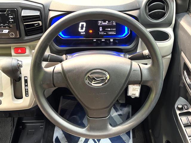 ミライース Ｘ　リミテッドＳＡＩＩＩ　禁煙車　衝突被害軽減システム　コーナーセンサー　ＬＥＤヘッド　ＣＤ　アイドリングストップ　プライバシーガラス　盗難防止システム（10枚目）