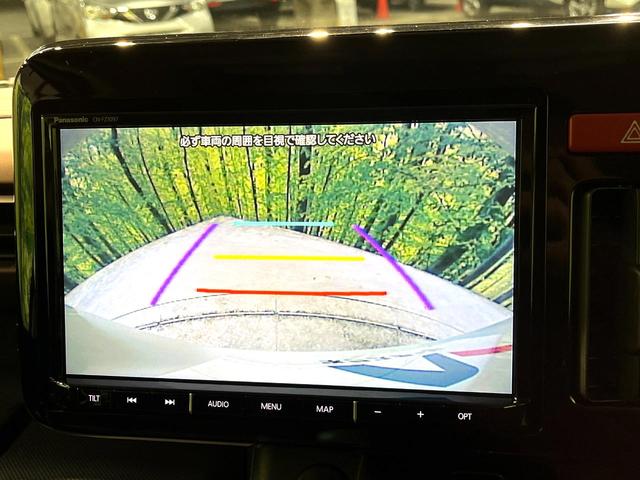 スペーシアカスタム ハイブリッドＸＳ　禁煙車　純正１０インチナビ　両側電動ドア　バックカメラ　衝突被害軽減システム　レーダークルーズ　ハーフレザーシート　前席シートヒーター　ドラレコ　ＬＥＤヘッド　ビルトインＥＴＣ　オートハイビーム（4枚目）