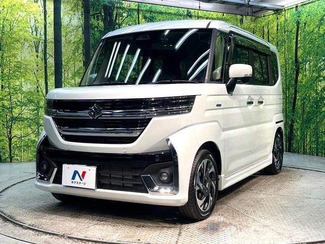 スペーシアカスタム ハイブリッドＸＳ　禁煙車　純正１０インチナビ　両側電動ドア　バックカメラ　衝突被害軽減システム　レーダークルーズ　ハーフレザーシート　前席シートヒーター　ドラレコ　ＬＥＤヘッド　ビルトインＥＴＣ　オートハイビーム（27枚目）