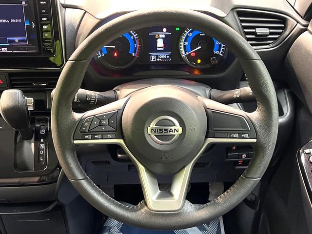 ルークス ハイウェイスター Gターボ 禁煙車 衝突被害軽減システム 電動スライドドア 純正9インチナビ 全周囲カメラ ドラレコ コーナーセンサー ビルトインETC 純正15インチアルミ オートハイビーム 車線逸脱警報(12枚目)