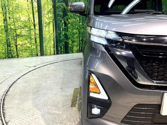 ルークス ハイウェイスター　Ｘ　禁煙車　衝突軽減装置　電動スライドドア　純正ナビ　全周囲カメラ　コーナーセンサー　フルセグ　ＬＥＤヘッドライト　純正１４インチアルミホイール　オートライト　オートエアコン　スマートキー（11枚目）