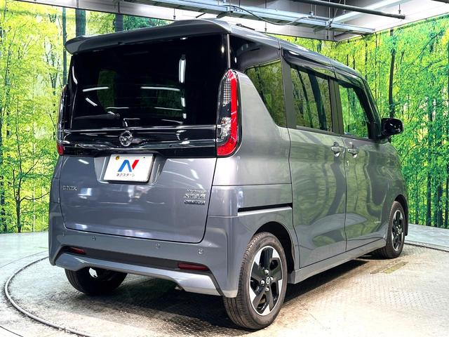 ルークス ハイウェイスター　Ｘ　禁煙車　衝突軽減装置　電動スライドドア　純正ナビ　全周囲カメラ　コーナーセンサー　フルセグ　ＬＥＤヘッドライト　純正１４インチアルミホイール　オートライト　オートエアコン　スマートキー（16枚目）