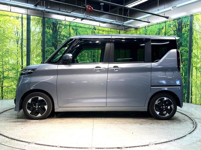 ルークス ハイウェイスター　Ｘ　禁煙車　衝突軽減装置　電動スライドドア　純正ナビ　全周囲カメラ　コーナーセンサー　フルセグ　ＬＥＤヘッドライト　純正１４インチアルミホイール　オートライト　オートエアコン　スマートキー（24枚目）