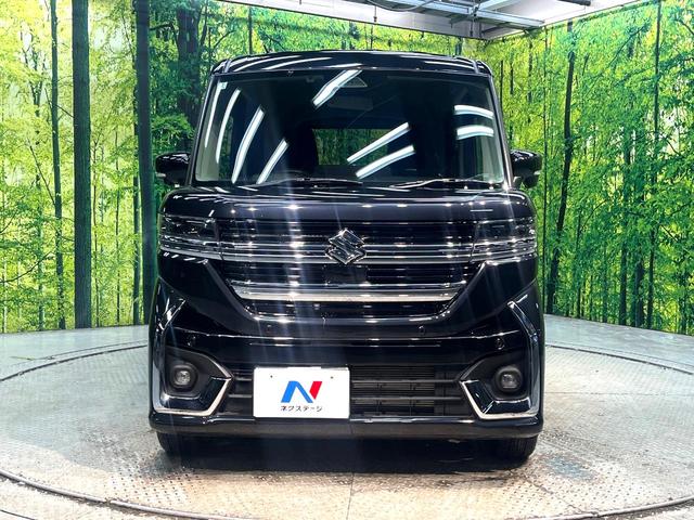 スペーシアカスタム ハイブリッドＸＳ　禁煙車　両側電動スライドドア　衝突軽減システム　レーダークルーズ　純正９インチナビ　全周囲カメラ　フルセグ　ＥＴＣ　ｂｌｕｅｔｏｏｔｈ再生　シートヒーター　ハーフレザーシート　ヘッドアップディスプレイ（14枚目）