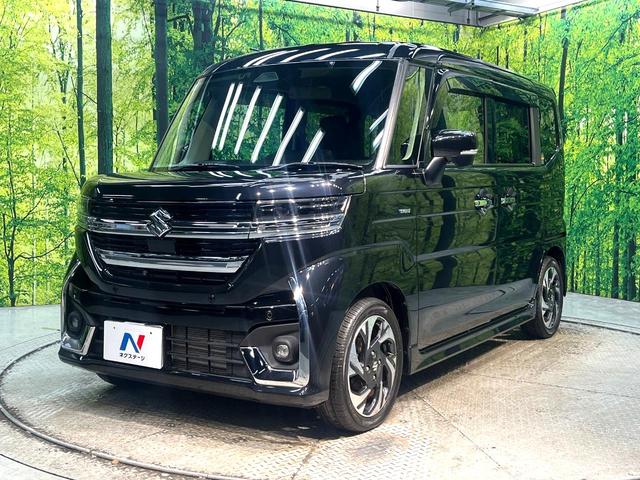 スペーシアカスタム ハイブリッドＸＳ　禁煙車　両側電動スライドドア　衝突軽減システム　レーダークルーズ　純正９インチナビ　全周囲カメラ　フルセグ　ＥＴＣ　ｂｌｕｅｔｏｏｔｈ再生　シートヒーター　ハーフレザーシート　ヘッドアップディスプレイ（46枚目）