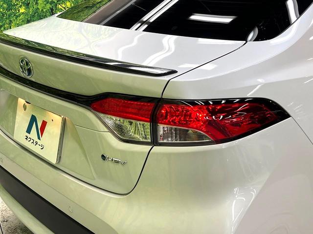 カローラ ハイブリッド　ダブルバイビー　純正１０．５インチナビ　バックカメラ　衝突軽減装置　レーダークルーズコントロール　禁煙車　ハーフレザーシート　コーナーセンサー　スマートキー　ブラインドスポットモニター　車線逸脱警報　ＥＴＣ（38枚目）