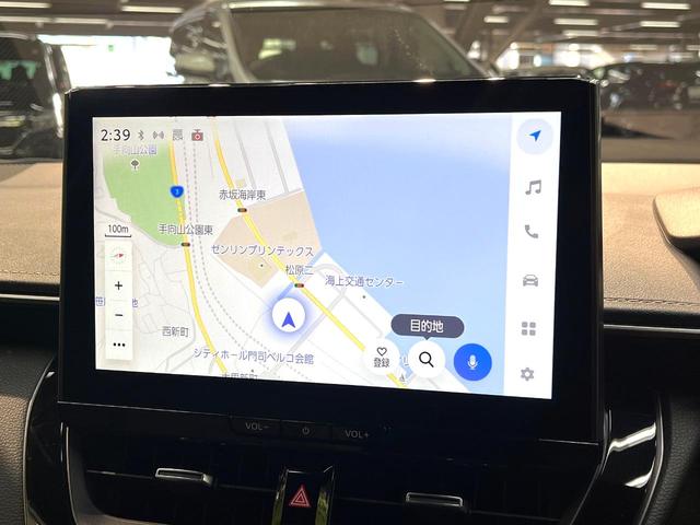 カローラ ハイブリッド　ダブルバイビー　純正１０．５インチナビ　バックカメラ　衝突軽減装置　レーダークルーズコントロール　禁煙車　ハーフレザーシート　コーナーセンサー　スマートキー　ブラインドスポットモニター　車線逸脱警報　ＥＴＣ（45枚目）