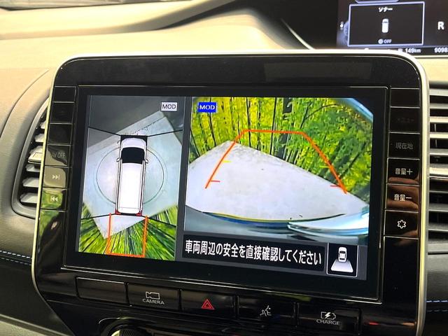 セレナ ｅ－パワー　オーテック　スポーツスペック　両側電動ドア　純正１０型ＳＤナビ　全周囲カメラ　衝突被害軽減システム　レーダークルーズ　禁煙車　ハーフレザーシート　ドラレコ　コーナーセンサー　スマートキー　ＬＥＤヘッド　ビルトインＥＴＣ（5枚目）