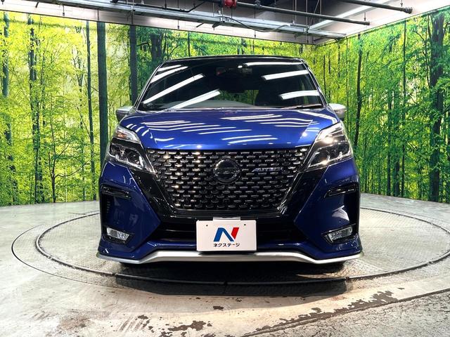 セレナ ｅ－パワー　オーテック　スポーツスペック　両側電動ドア　純正１０型ＳＤナビ　全周囲カメラ　衝突被害軽減システム　レーダークルーズ　禁煙車　ハーフレザーシート　ドラレコ　コーナーセンサー　スマートキー　ＬＥＤヘッド　ビルトインＥＴＣ（15枚目）